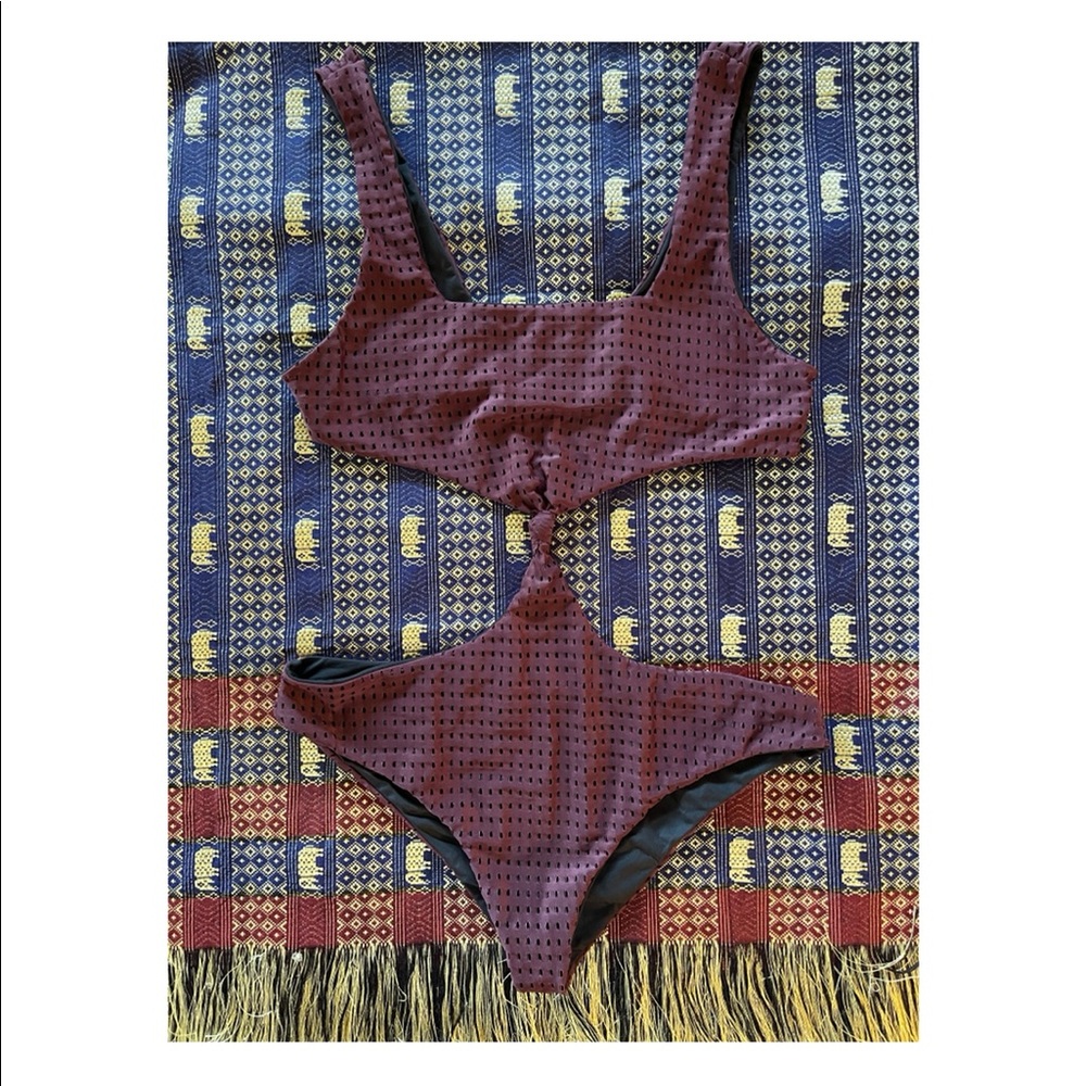 ACACIA Sexy Mod Merlot One Piece 🥀